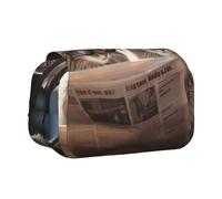 WZYCWB Dashing pair of cats Patterned Portable Pencil Case ideal for organizing pens in the office or storing makeup brushes