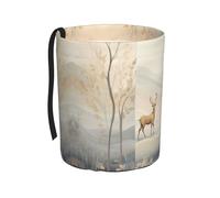 WZYCWB Deer from a Distance Hanging car Trash can is Suitable for Many Types of Cars. It is Practical and Convenient, and is Simply The Perfect Partner for Driving.