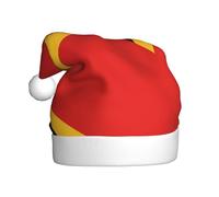 WZYCWB Democratic Republic of Timor-Leste Prints Santa Hats - Ideal for Christmas Eve, New Year's Eve, and Holiday Parties - Festive Decorations