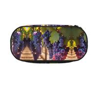 WZYCWB Desert Grapes Large Capacity Pencil Bag - Multifunctional Storage Box, Portable and Durable Pencil Bag for Office and School Supplies