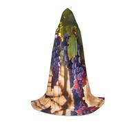 WZYCWB Desert Grapes M Patterned Hooded Cape Cosplay Costume - Holiday Party Costume Props