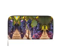 WZYCWB Desert Grapes Printed zippered wallet perfect for travel, business, and everyday wear. Holds cell phones and cash.