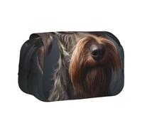 WZYCWB Devon curly-haired cat Patterned Portable Pencil Case ideal for organizing pens in the office or storing makeup brushes