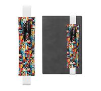 WZYCWB diamonds Diary pencil pouches, PVC pen holders and pen holders with elastic bands, and bookmarks are the best gift choices., White, One Size