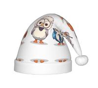 WZYCWB Different Owls Patterns Kids' Christmas Party Hats, Soft and Comfortable, Gentle on Skin, Kindergarten Class Party Gifts