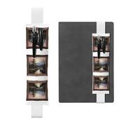 WZYCWB Distant mountains and rivers Diary pencil pouches, PVC pen holders and pen holders with elastic bands, and bookmarks are the best gift choices.