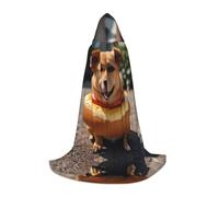 WZYCWB dog cute M Patterned Hooded Cape Cosplay Costume - Holiday Party Costume Props
