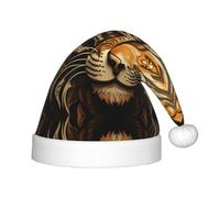 WZYCWB domineering tiger head Patterns Kids' Christmas Party Hats, Soft and Comfortable, Gentle on Skin, Kindergarten Class Party Gifts