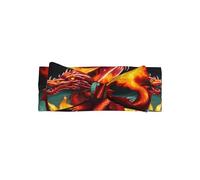 WZYCWB Dragon King in Fire Baby bow headband (0-6 months) - Universal for newborns to toddlers, a must-have for cute decoration