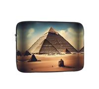 WZYCWB Dreaming of the Pyramids of Khufu 15 inch Printed laptop sleeve for 10-17-inch laptops, perfect for business, office, school, or university use.