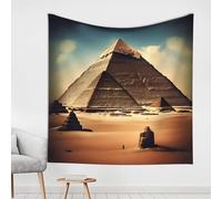 WZYCWB Dreaming of the Pyramids of Khufu Patterned decorative tapestry, suitable for wall decoration in living rooms and bedrooms