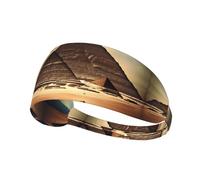 WZYCWB Dreaming of the Pyramids of Khufu Printed sports headband, sports sweatband, moisture wicking