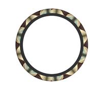 WZYCWB Dreaming of the Pyramids of Khufu Steering wheel cover - Skin-friendly and soft material, sweat-absorbing and breathable design, non-slip and wear-resistant