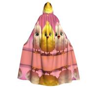WZYCWB Dumb Chick Patterned Hooded Cape - Ideal Costume for Carnival/Festival Party Cosplay