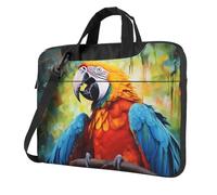 WZYCWB Dumb parrot. 13 inch Print Laptop Crossbody Bag/Briefcase, Suitable for Daily Office Use and Business Travel