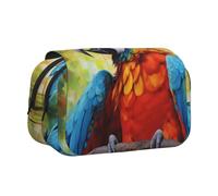 WZYCWB Dumb parrot. Portable Pencil Case ideal for organizing pens in the office or storing makeup brushes