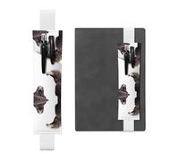 WZYCWB Eagle looking back Leather Pen Holder Bookmark, Adjustable Leather Pen Holder, Perfect for Back to School Christmas Gifts