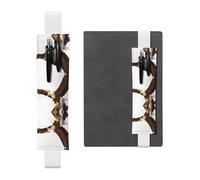 WZYCWB Eagle with wings spread Leather Pen Holder Bookmark, Adjustable Leather Pen Holder, Perfect for Back to School Christmas Gifts