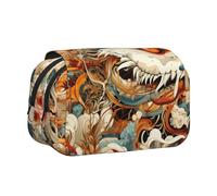 WZYCWB eccentric person Patterned Portable Pencil Case ideal for organizing pens in the office or storing makeup brushes