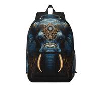 WZYCWB Eerie Elephant Printed backpack with pockets - suitable for work, business trips, travel, sports