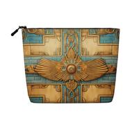 WZYCWB Egyptian fresco Patterned cosmetic bag, travel cosmetic bag, multifunctional storage bag, storage for daily necessities