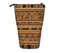 WZYCWB Egyptian Frescoes Retractable Storage Container for Pen Holders, Makeup Brush Holders, or Coin Drawstring Bags.