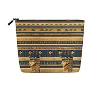 WZYCWB Egyptian Pharaonic Frescoes Patterned cosmetic bag, travel cosmetic bag, multifunctional storage bag, storage for daily necessities