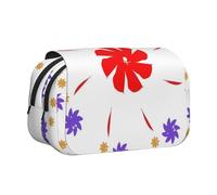 WZYCWB Eight-way rotating flower Patterned Portable Pencil Case ideal for organizing pens in the office or storing makeup brushes