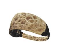 WZYCWB Elastic Exercise Headband, Outdoor Sports Elastic Headband, Fitness, Yoga, Running, Cycling Lunar Mycelium Web Pattern