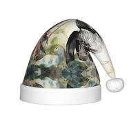 WZYCWB Elephants in the Forest Patterns Kids' Christmas Party Hats, Soft and Comfortable, Gentle on Skin, Kindergarten Class Party Gifts