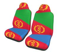 WZYCWB Eritrean flag Car Seat Protectors (2 Pack), Auto Seat Covers Guard Sedan, SUV, Truck, Van, Bus & Ferry Seats