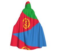 WZYCWB Eritrean flag Halloween decoration cape, adult large size hooded cape, unisex carnival cape for masquerade, role play
