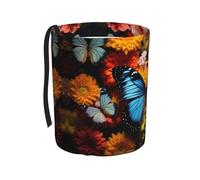 WZYCWB Exquisite Butterfly Hanging car Trash can, Suitable for SUV, Truck and car, as a Foldable car Storage Box Accessories, Practical and Convenient, Practical Accessories