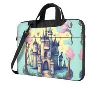 WZYCWB Fairytale Castle 14 inch Print Laptop Crossbody Bag/Briefcase, Suitable for Daily Office Use and Business Travel