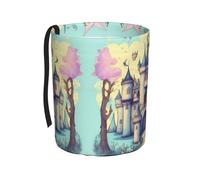 WZYCWB Fairytale Castle Hanging car Trash can is Suitable for Many Types of Cars. It is Practical and Convenient, and is Simply The Perfect Partner for Driving.