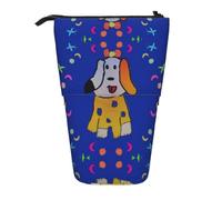 WZYCWB Fantasy Cartoon Dog Printed Retractable Pen Holder for Dorm or Office use.