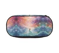 WZYCWB Fantasy Paradise Space Large Capacity Pencil Bag - Multifunctional Storage Box, Portable and Durable Pencil Bag for Office and School Supplies