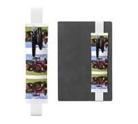 WZYCWB Farm tractor Diary pencil pouches, PVC pen holders and pen holders with elastic bands, and bookmarks are the best gift choices.