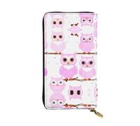 WZYCWB Fashion Leather Wallet Cute owl Printed Clutch (7.5x4.1 inches), Casual Coin Wallet