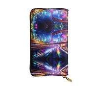 WZYCWB Fashion Leather Wallet Roads of The Future Printed Clutch (7.5x4.1 inches), Casual Coin Wallet