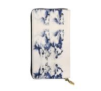 WZYCWB Fashion Leather Wallet Running Horse Printed Clutch (7.5x4.1 inches), Casual Coin Wallet