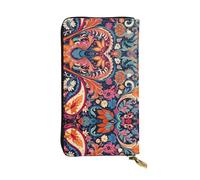 WZYCWB Fashion Leather Wallet Spiritual Patterns Printed Clutch (7.5x4.1 inches), Casual Coin Wallet