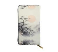 WZYCWB Fashion Leather Wallet Where to See The Moon Printed Clutch (7.5x4.1 inches), Casual Coin Wallet