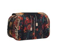 WZYCWB Fashionable Bear Patterned Portable Pencil Case ideal for organizing pens in the office or storing makeup brushes