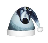 WZYCWB Fierce wolf head Patterns Fun Christmas Party Hat, Class Party Activity Holiday Christmas Decoration Hat