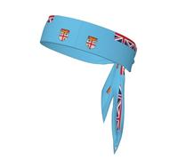 WZYCWB Fiji Flag Printed Sports Headband, Men's and Women's Headscarf for Playing Ball, Morning Jogging, Outdoor Sports