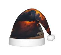 WZYCWB Fire Cloud Patterned Christmas Party Hat, Children's Class Activity Gift, Christmas Holiday Decoration Prop