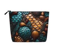 WZYCWB fishscale pattern Patterned cosmetic bag, travel cosmetic bag, multifunctional storage bag, storage for daily necessities
