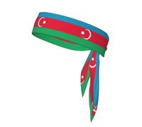 WZYCWB Flag of Azerbaijan Printed Sports Headband, Men's and Women's Headscarf for Playing Ball, Morning Jogging, Outdoor Sports