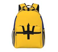 WZYCWB Flag of Barbados Casual Backpack, 11.4x15.7x7.8 Inch, Laptop Backpack for Travel Hiking Business Camping Gym